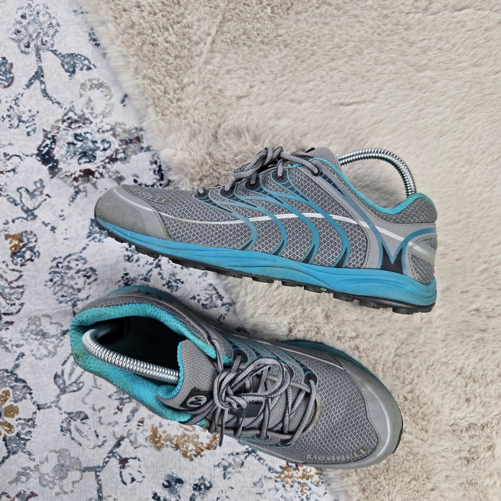 Merrell Women Mix Master Glide Running Shoes J56352 Gray and Blue Women US 9 - Picture 5 of 13